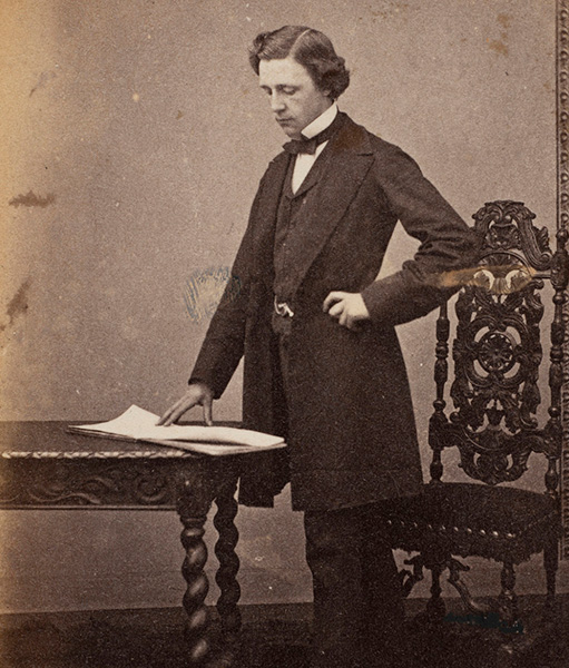 Fotografía de Lewis Carroll (seudónimo de Charles Lutwidge Dodgson)