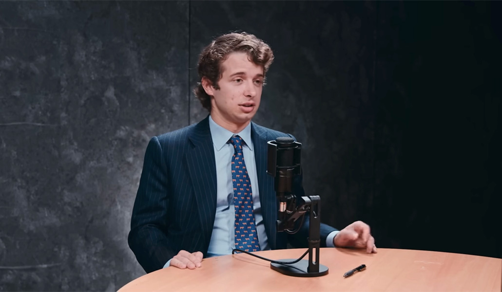 Fernando Frías durante la entrevista