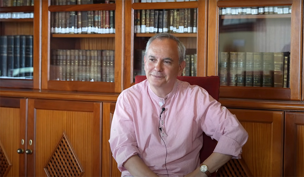 Pablo d’Ors en una intervención reciente para el canal de YouTube 'Nada más íntimo'