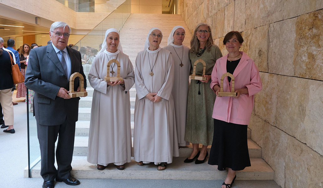 Los premiados por la fundación de apoyo a los monasterios