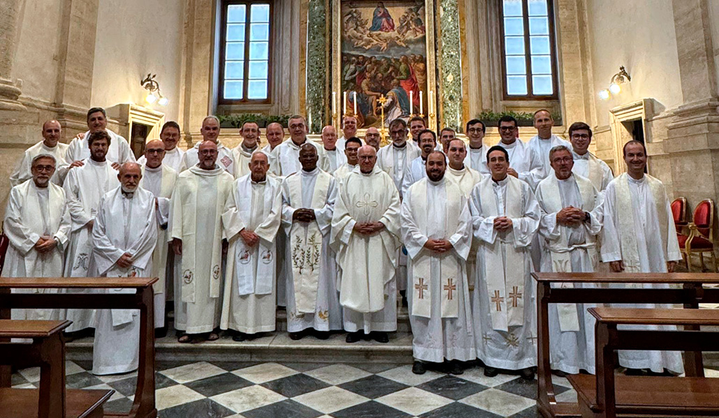 Sacerdotes de Madrid en Roma celebrando su Jubileo