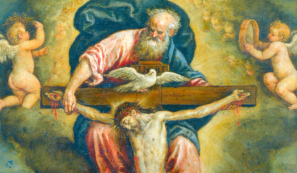 'Santísima Trinidad' (detalle). Leandro Bassano. Galería Borghese, Roma (Italia).