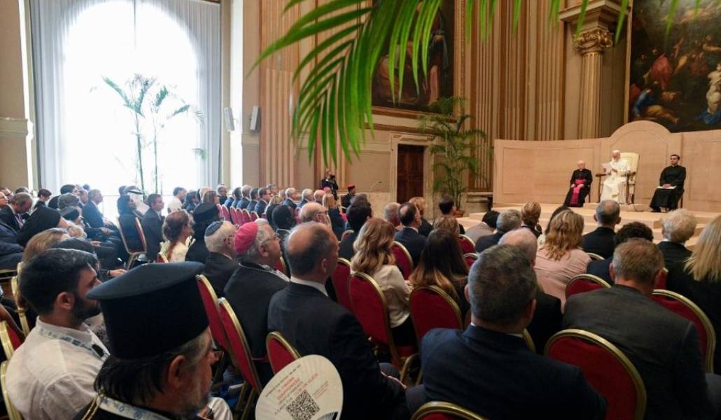 Participantes en el Jubileo de los Gobernantes con el Papa León XIV este sábado