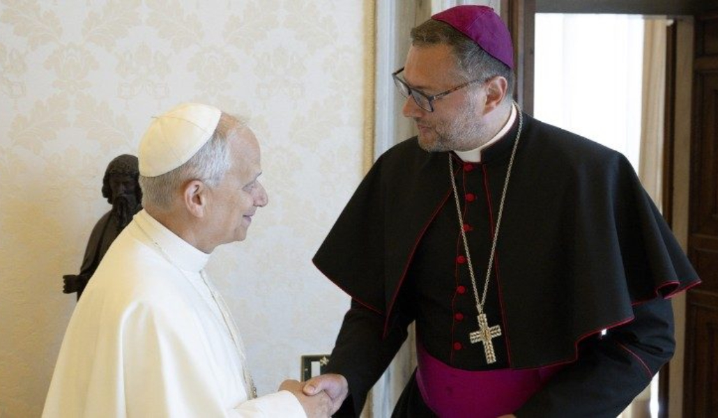 León XIV recibe a Visvaldas Kulbokas el viernes 6 de junio