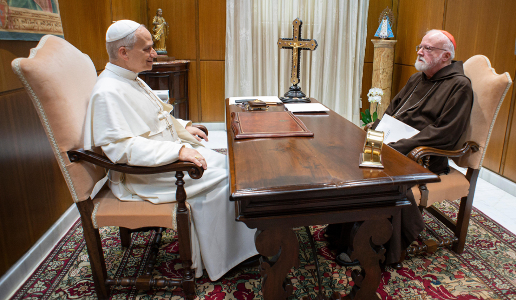 León XIV con Seán O'Malley en el Vaticano el pasado 14 de mayo