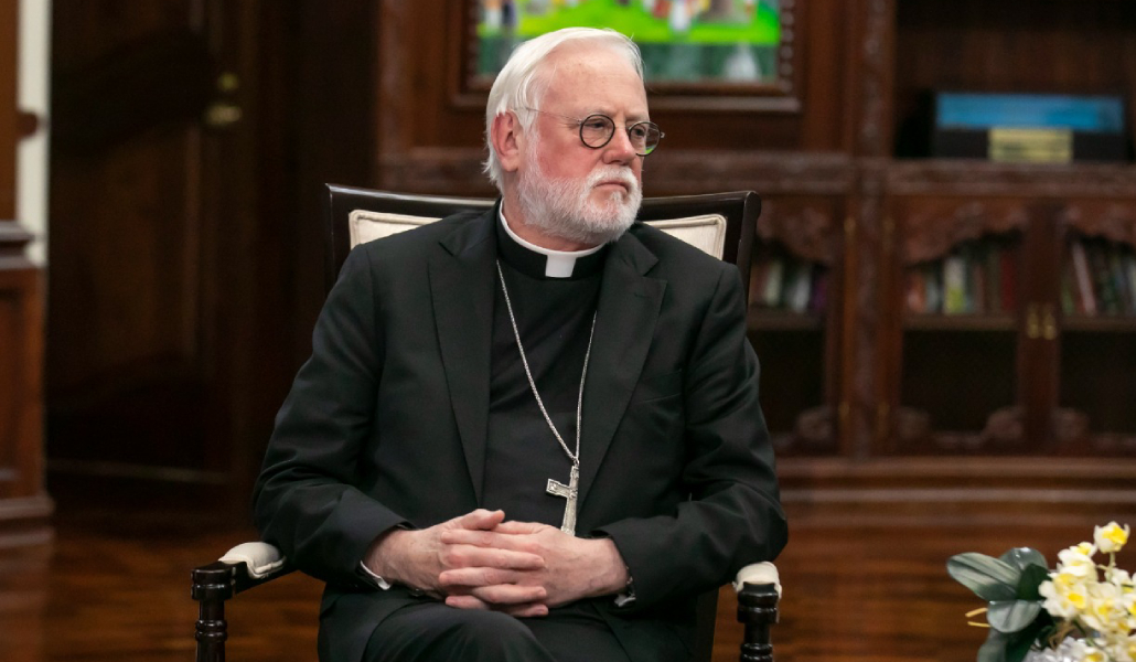 Paul Richard Gallagher en una imagen de archivo