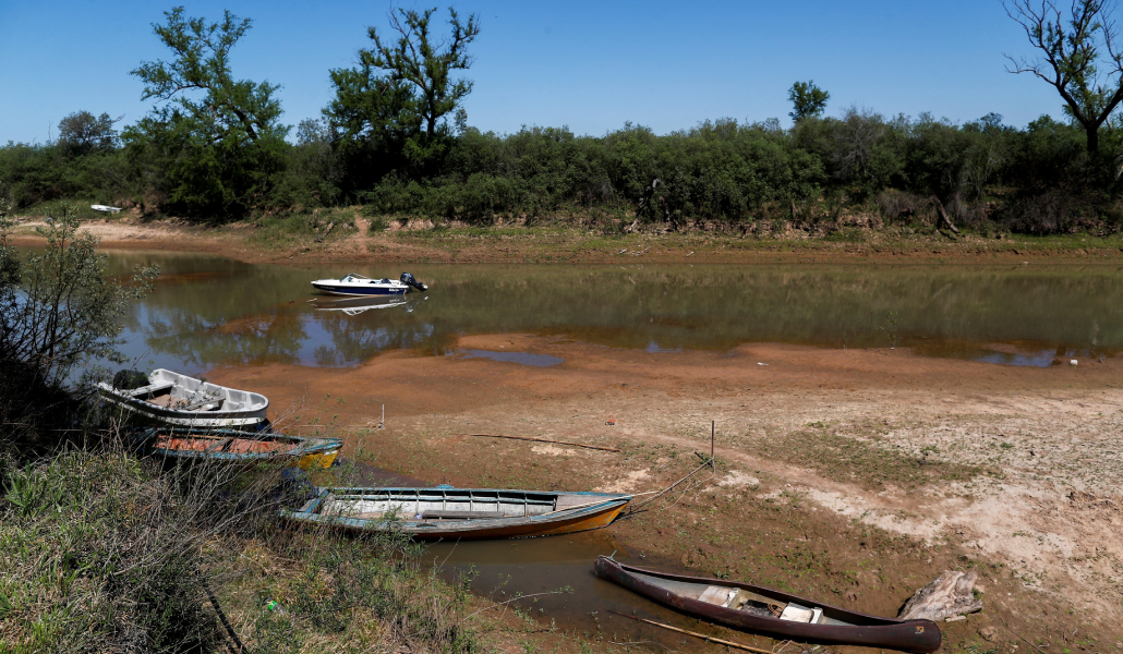 Delta del río Paraná cerca de Rosario, en Argentina