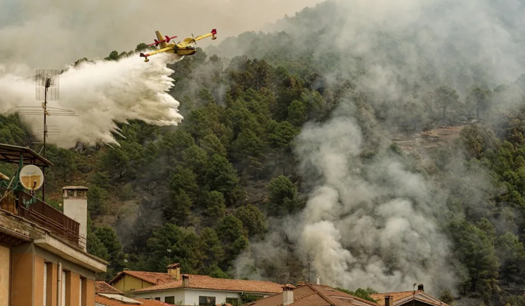 El incendio en el municipio de El Arenal