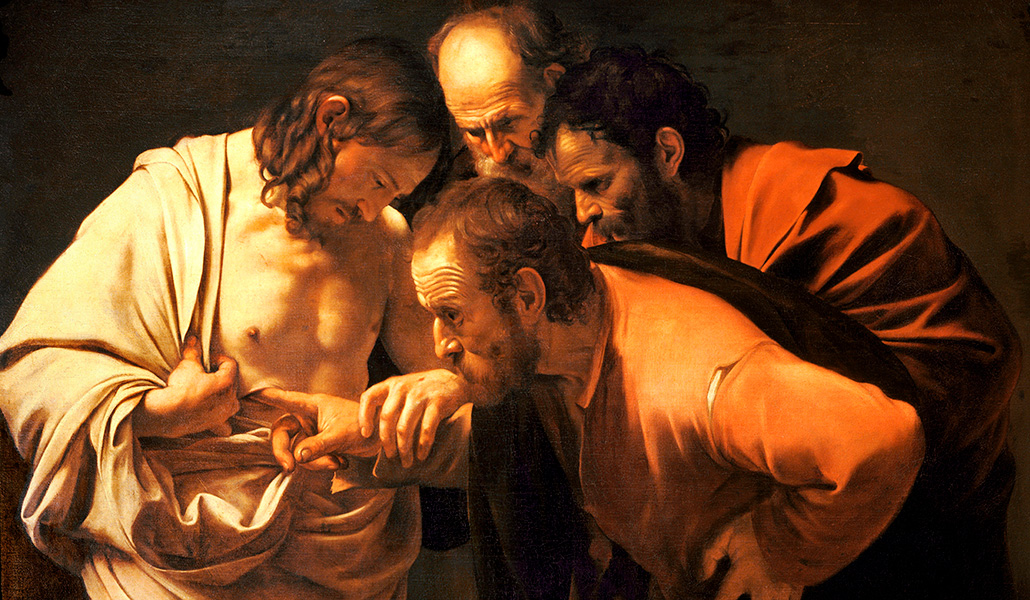 Caravaggio mostró la escena clave de su vida en 'La incredulidad de santo Tomás'