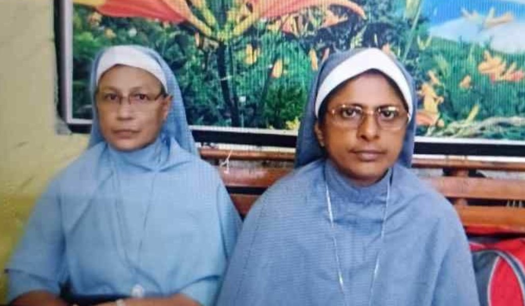 Las dos religiosas detenidas.