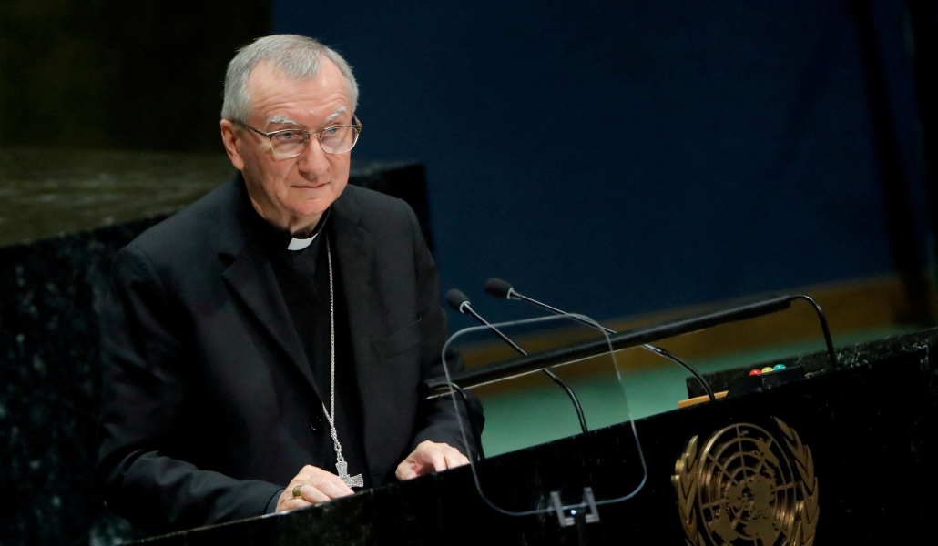 Pietro Parolin en Naciones Unidas en 2019