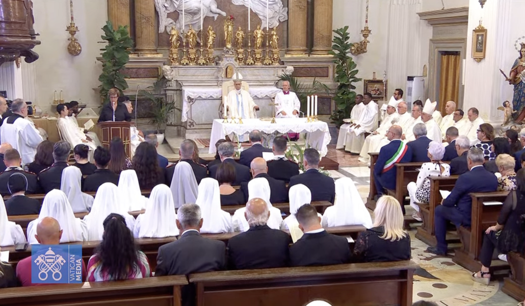 Un momento de la Misa de la Asunción. Foto: Vatican Media.