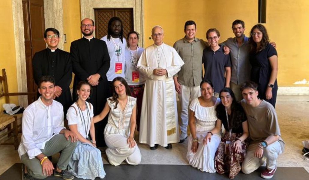 Imagen de grupo del encuentro. Foto cedida por la parroquia.