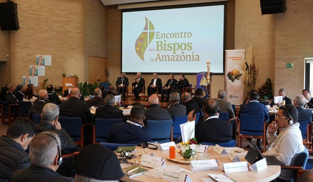 Obispos amazónicos reunidos en Bogotá. Foto: Vatican News.