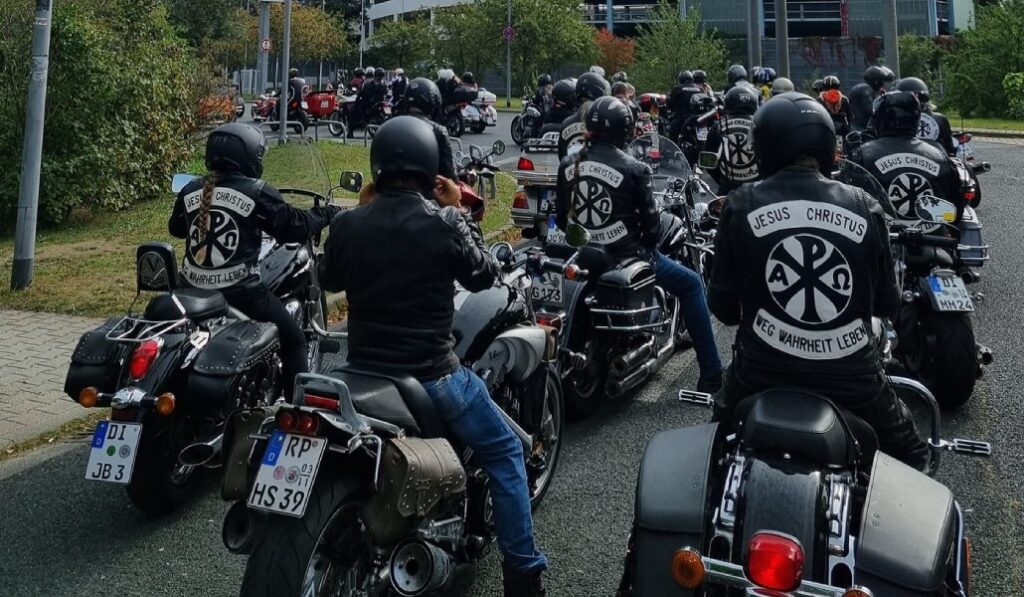 Los Jesus Bikers 'on the road'