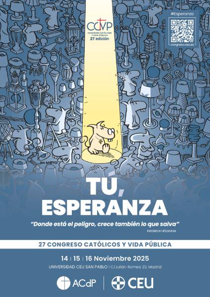 Cartel del 27 congreso Católicos y Vida Pública.