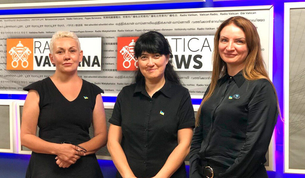 En el estudio de Radio Vaticano