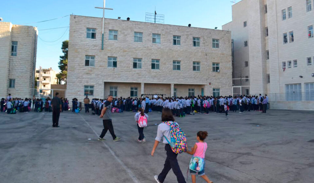 La escuela Al Ahliyyah, en Ramallah, se encuentra en Cisjordania, a solo 18 kilómetros de Jerusalén