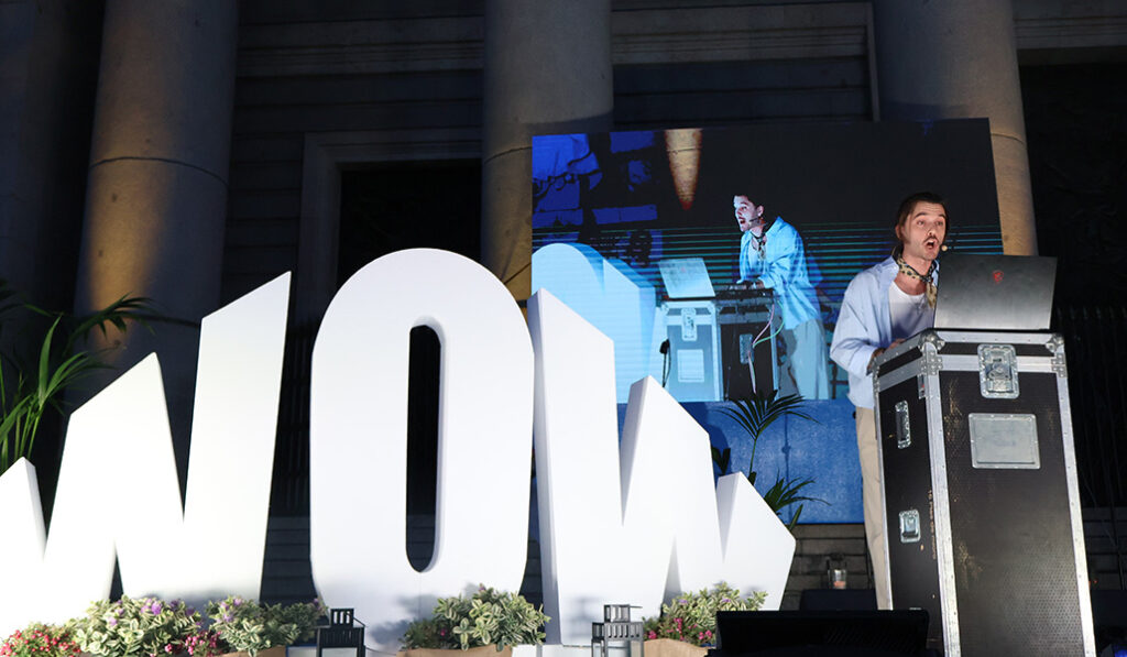 DJ Guillem durante el WOW Fest