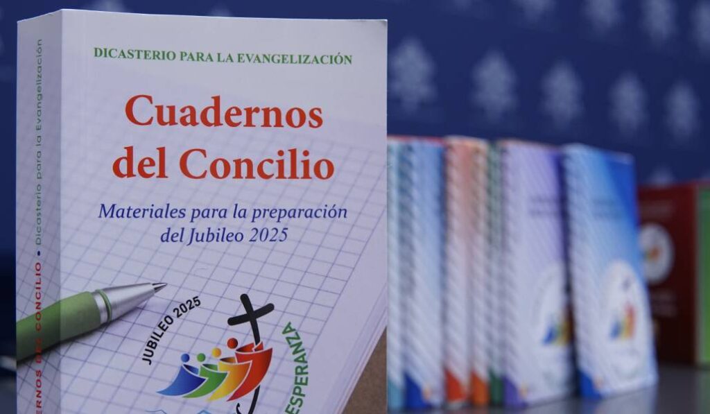 Materiales difundidos por la CEE durante el Jubileo. Foto: CNS.