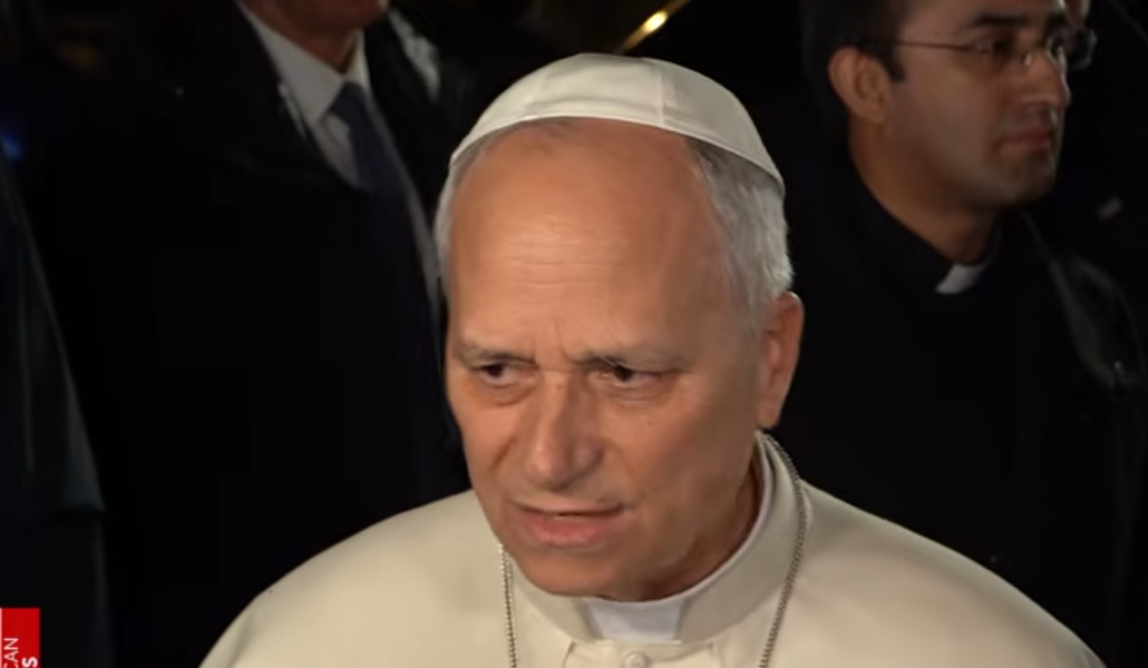 El Papa atendiendo a los medios a su salida de Castel Gandolfo.