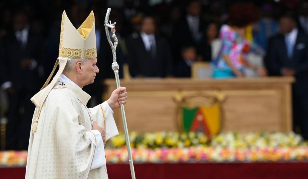 El Papa presidió la Misa ante 20.000 fieles.
