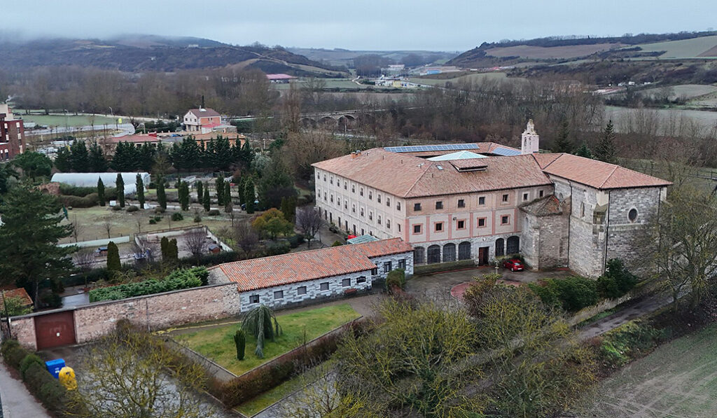 Vista panorámica del convento de Belorado.