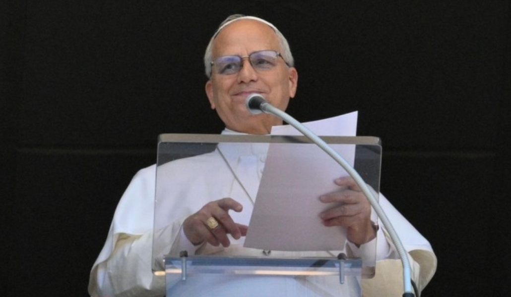 El Papa durante el 'Regina caeli'.