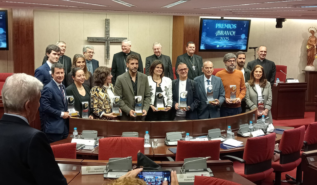 Foto de los premiados.