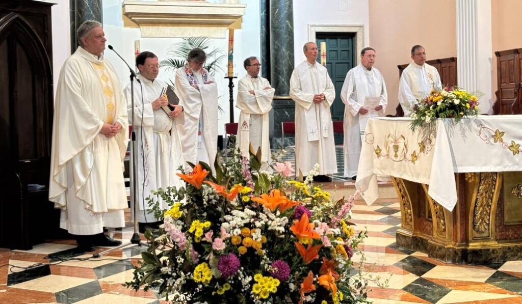 Eucaristía con motivo del Día Internacional del Trabajo. Promovida por la iniciativa Iglesia por el Trabajo Decente (ITD) de Madrid.