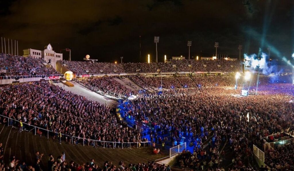 El Estadio Olímpico de Barcelona.