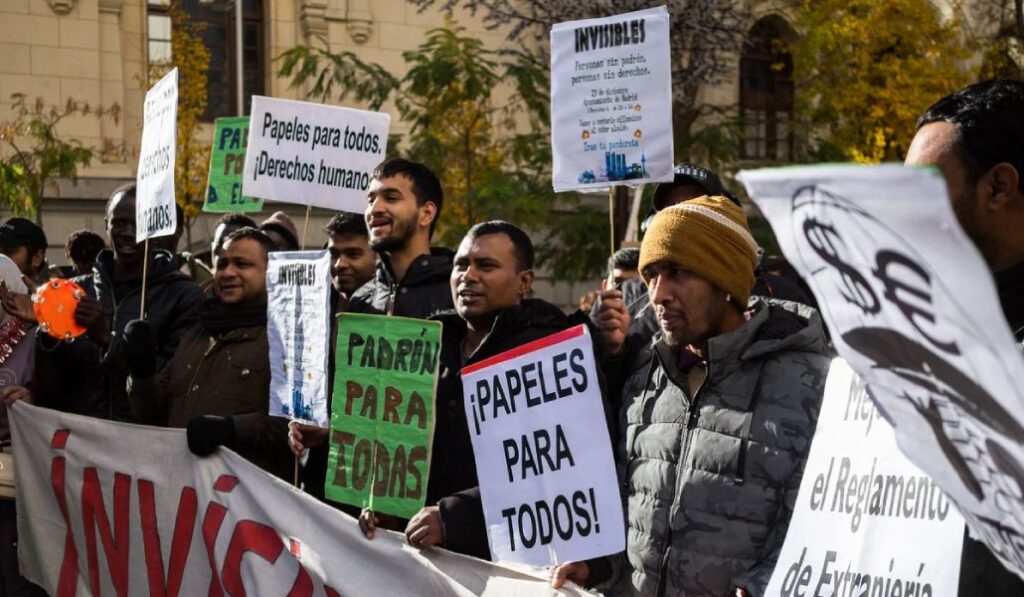 Manifestación previa a la regularización.