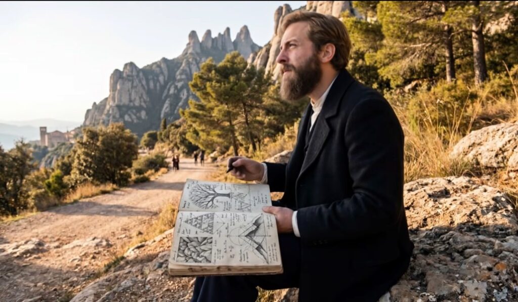 Antonio Gaudí no es santo aún, pero también aparece en estos vídeos.