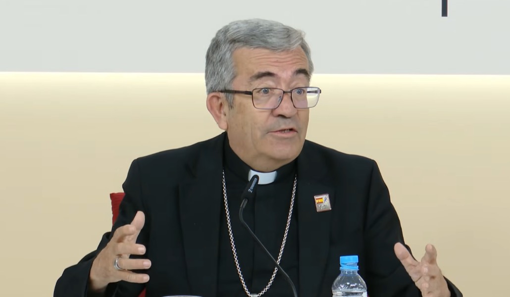 Luis Argüello durante la rueda de prensa.