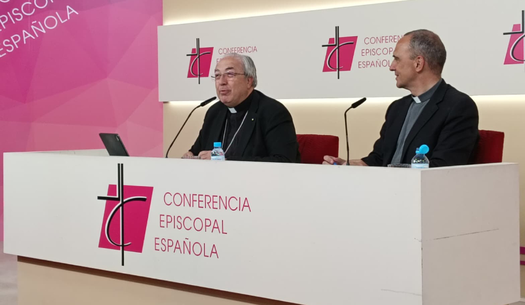 García Magán y Josetxo Vera durante la rueda de prensa.