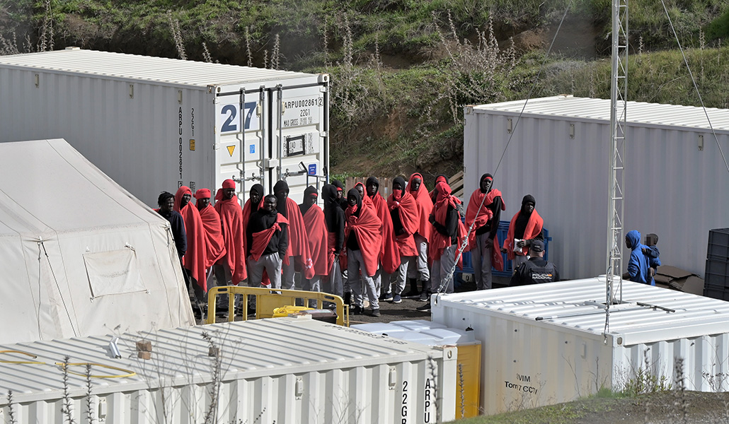El Centro de Atención Temporal de Extranjeros de El Hierro donde ayuda la entidad Corazón Naranja.