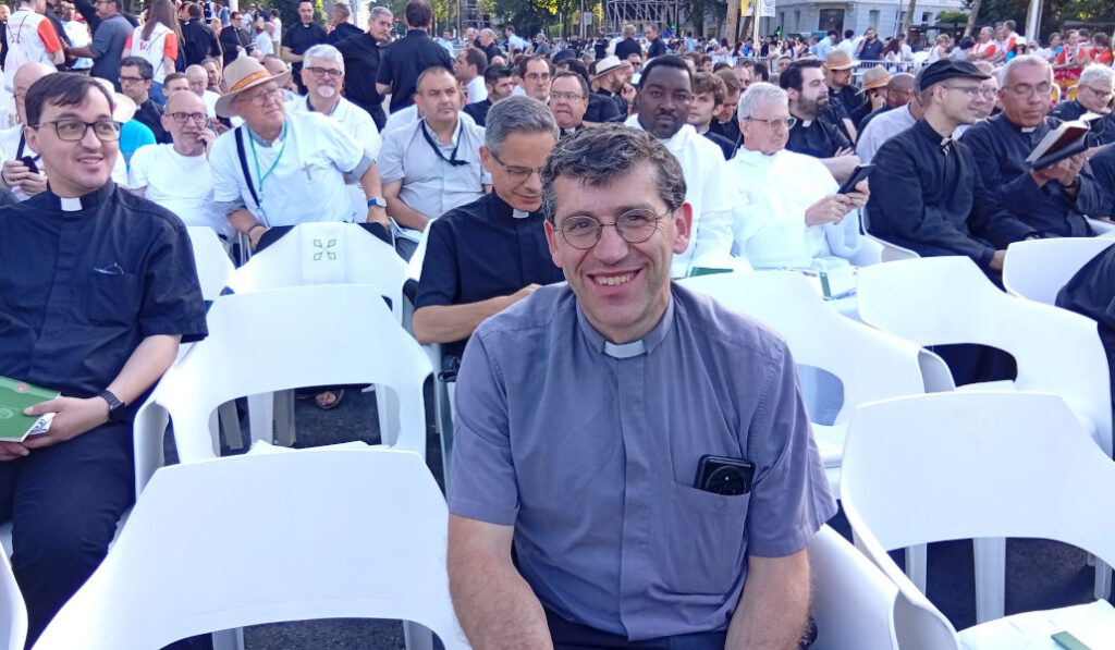 David Galarza, uno de los 1.600 sacerdotes que han concelebrado.