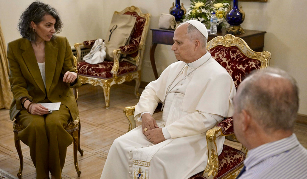Un momento de la reunión.