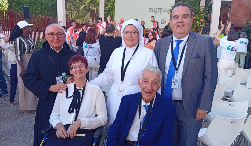 Los representantes de la Orden de San Juan de Dios en CEDIA. Miguel, abajo a la derecha.