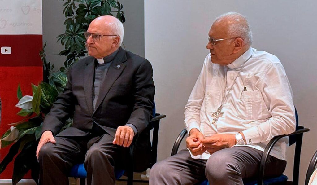 Ángel Camino y Baltazar Porras en el encuentro organizado por PPC Editorial.