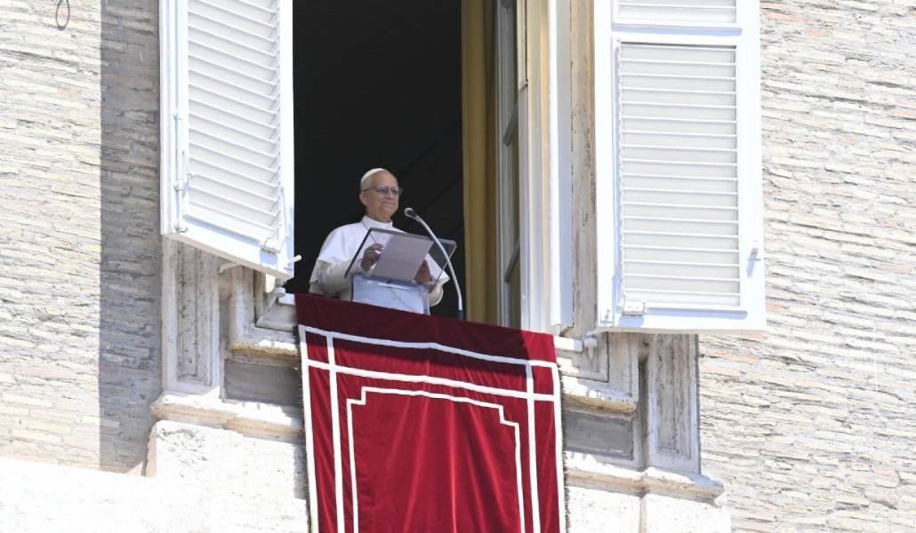 El Papa durante su alocución.