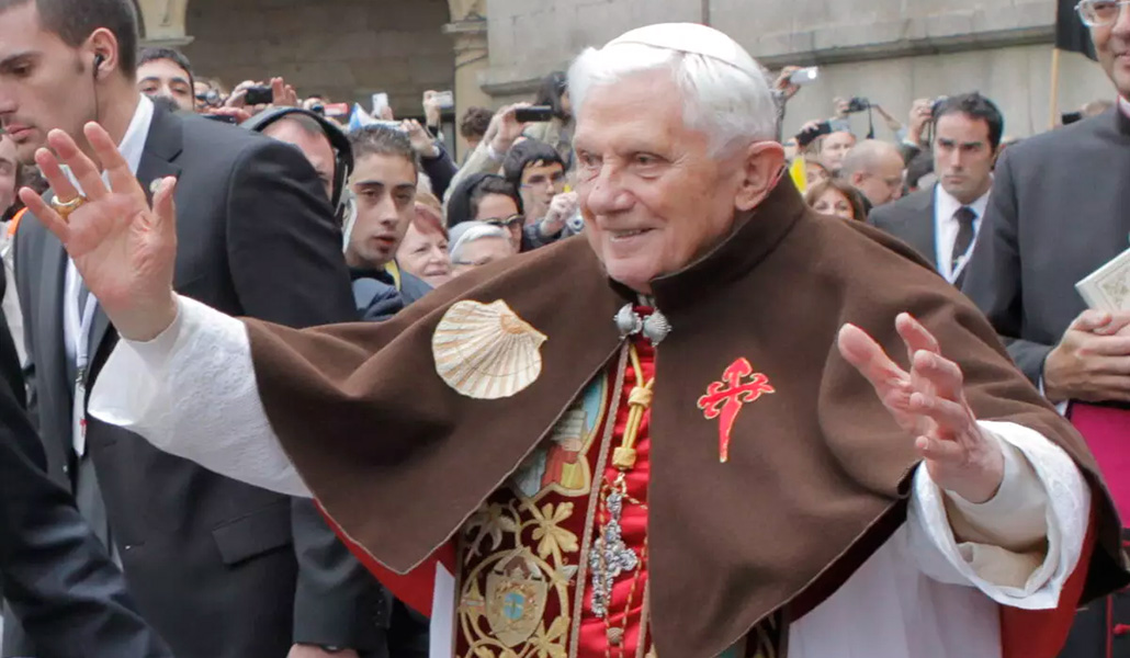 Benedicto XVI en Santiago de Compostela. 
