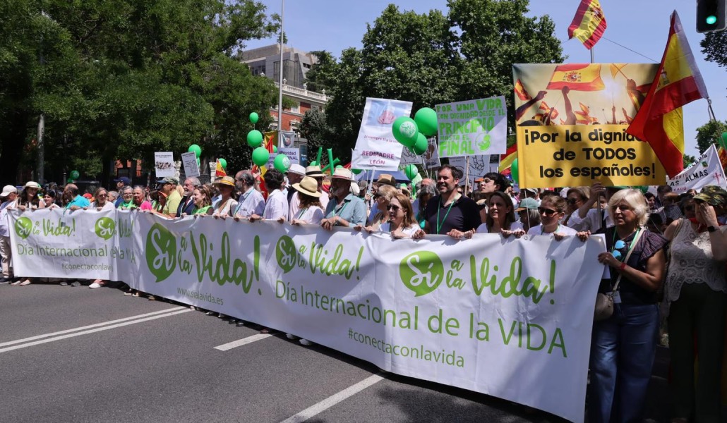 Un momento de la marcha.