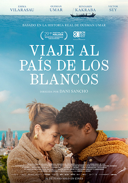Cartel de 'Viaje al país de los blancos'