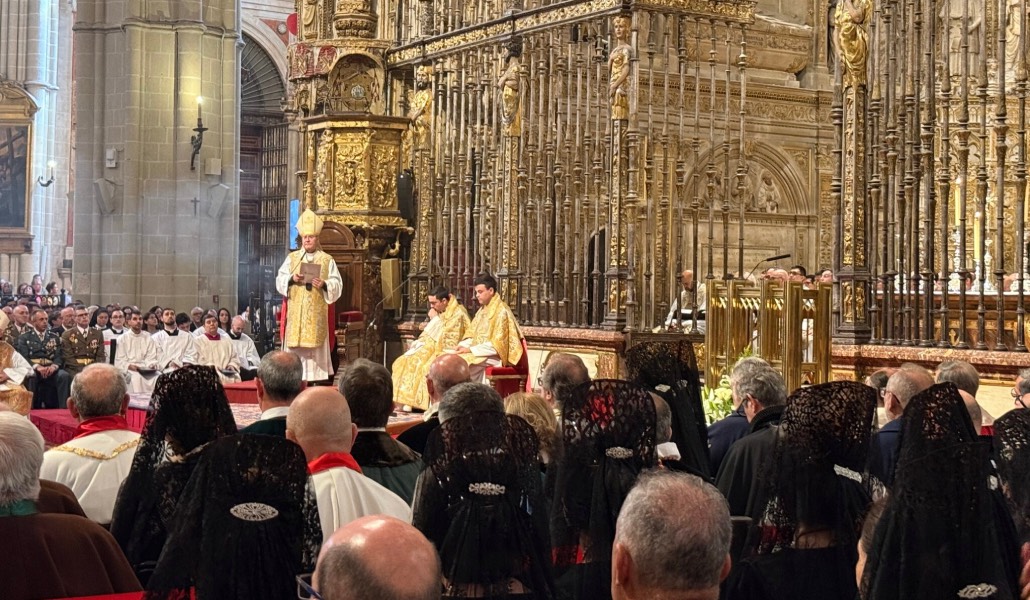 Francisco Cerro en la celebración del Corpus Christi en Toledo.