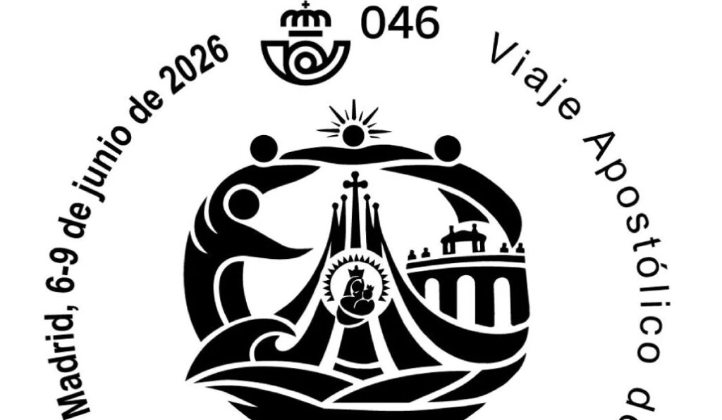Sello del viaje a Madrid.