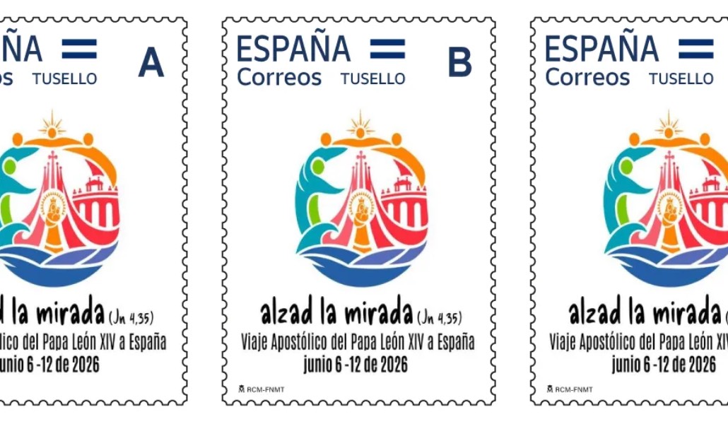 Sellos especiales para la visita del Papa.