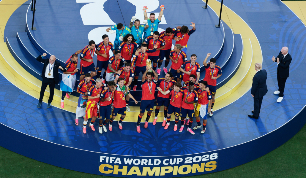 España celebra el mundial.