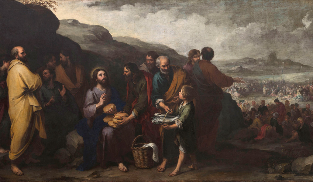 'Milagro de la multiplicación de los panes y los peces', de Murillo. Hospital de la Santa Caridad (Sevilla).