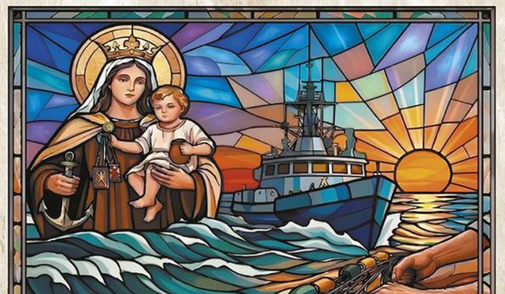Cartel elaborado para el Día de las gentes del mar.